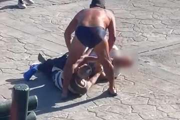  Pelea en Melenara a la vista de todos/TA.